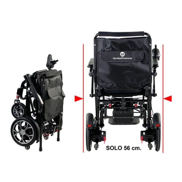 R650 - Lightweight and Foldable Electric Wheelchair - 15 KG - Image 4