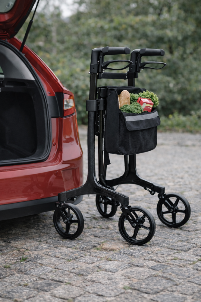 Veliora - Ultra Lightweight Carbon Fiber Rollator (5.5 kg) – Ergonomic & Cable-Free Design - Image 2