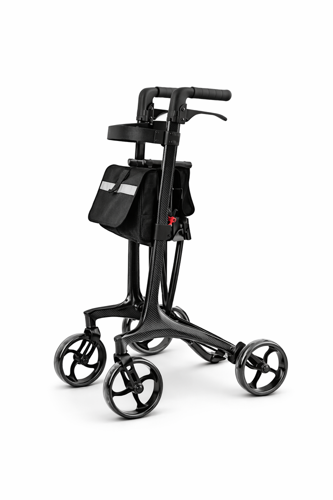 Veliora - Ultra Lightweight Carbon Fiber Rollator (5.5 kg) – Ergonomic & Cable-Free Design - Image 4