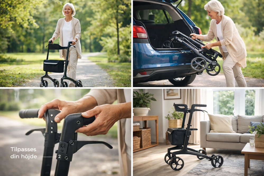 Veliora - Ultra Lightweight Carbon Fiber Rollator (5.5 kg) – Ergonomic & Cable-Free Design - Image 5